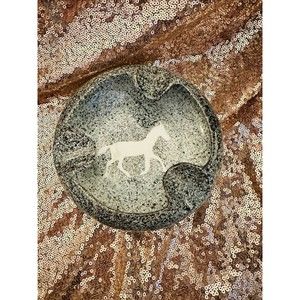 Cigar Ashtray New Gray Horse Smoke 6”
